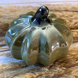 2/$16 CUTE Green Iridescent Pumpkin! NEW!!